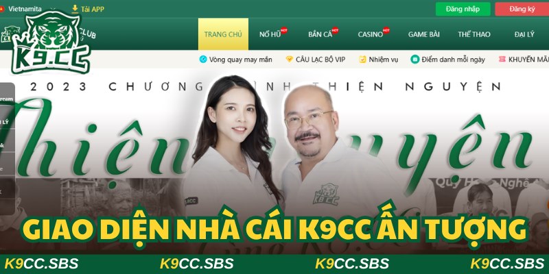 Thiết kế giao diện của nhà cái K9Cc “gây sốt” cộng đồng